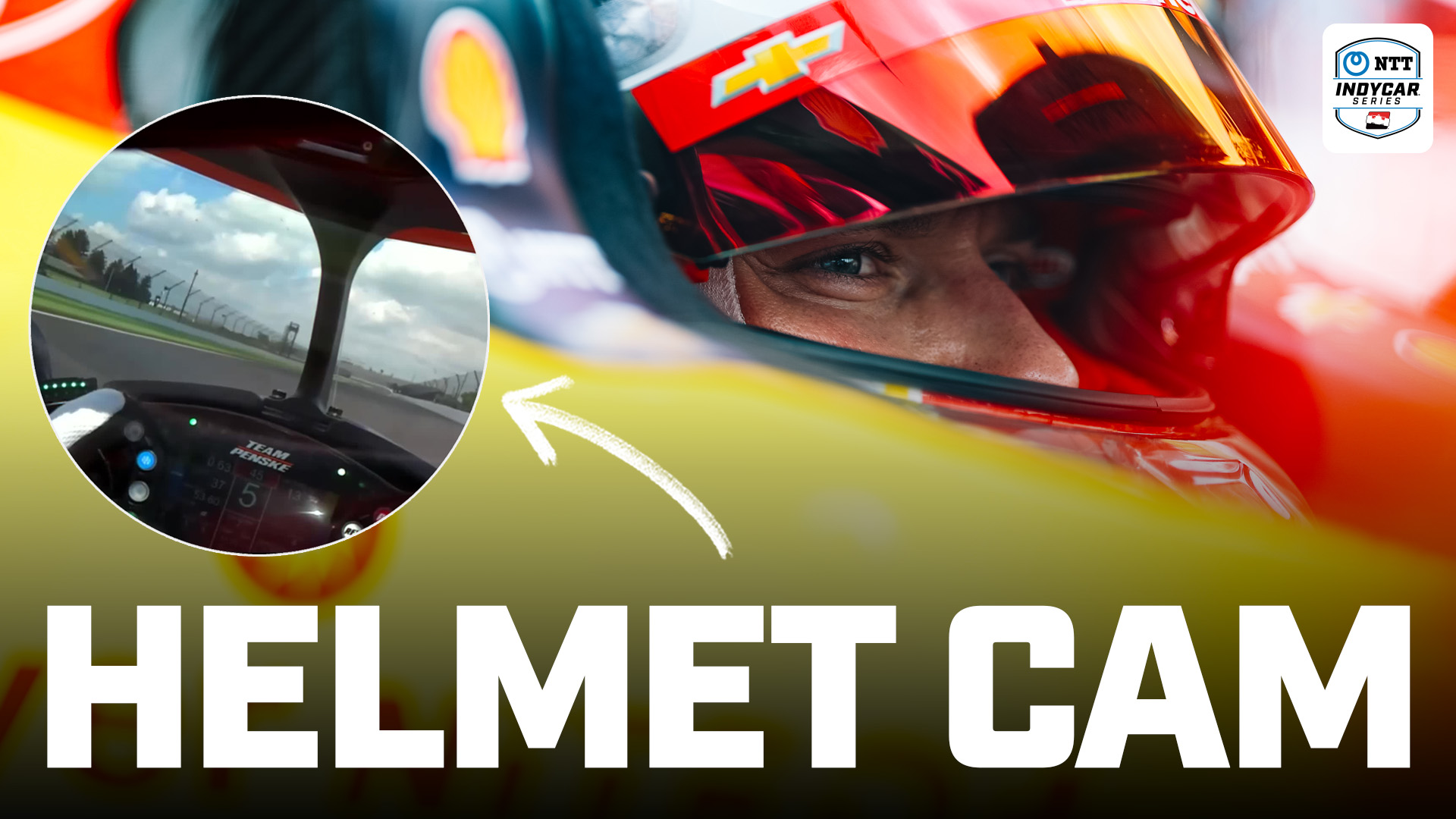 thumbnail for Helmet Cam! Ride with Josef Newgarden during 2025 Indy 500 Practice