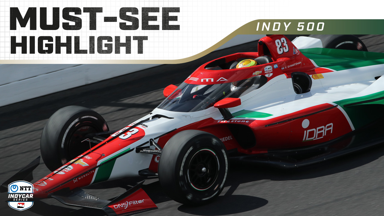 thumbnail for Robert Shwartzman Shines in First-ever Indy 500 Qualifying Run