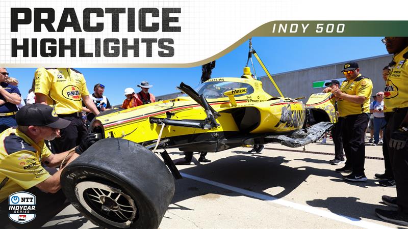 thumbnail for Extended Highlights: 2025 Indianapolis 500 - Practice Day 6
