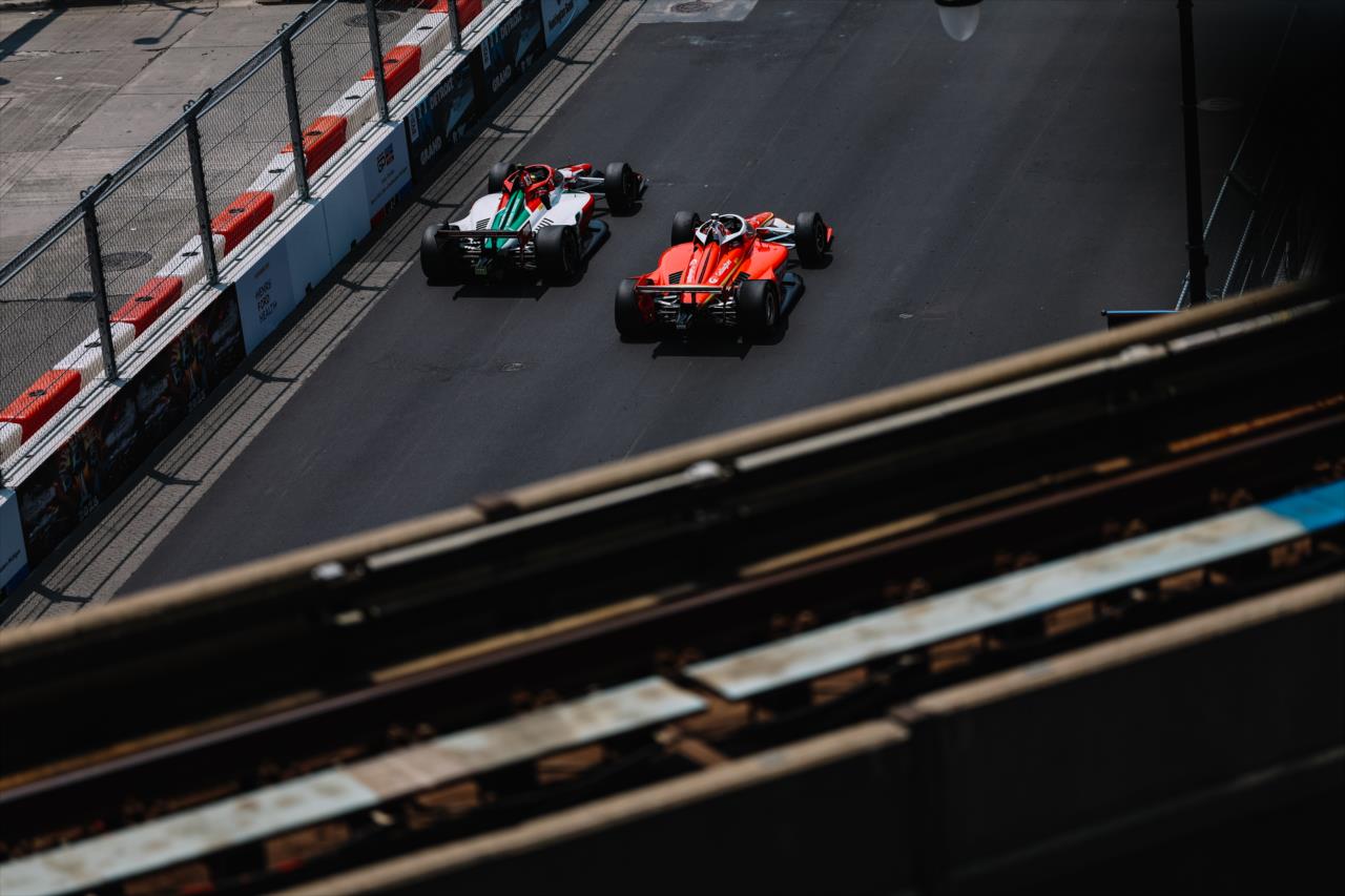 Robert Shwartzman and Will Power - Chevrolet Detroit Grand Prix - By: Joe Skibinski -- Photo by: Joe Skibinski