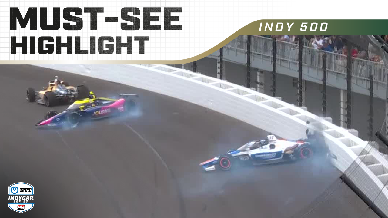thumbnail for Kyle Larson’s Bid for the ‘Double’ Derailed in Multi-car Crash at Indy 500